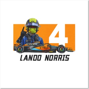 Lando Norris 4 Posters and Art